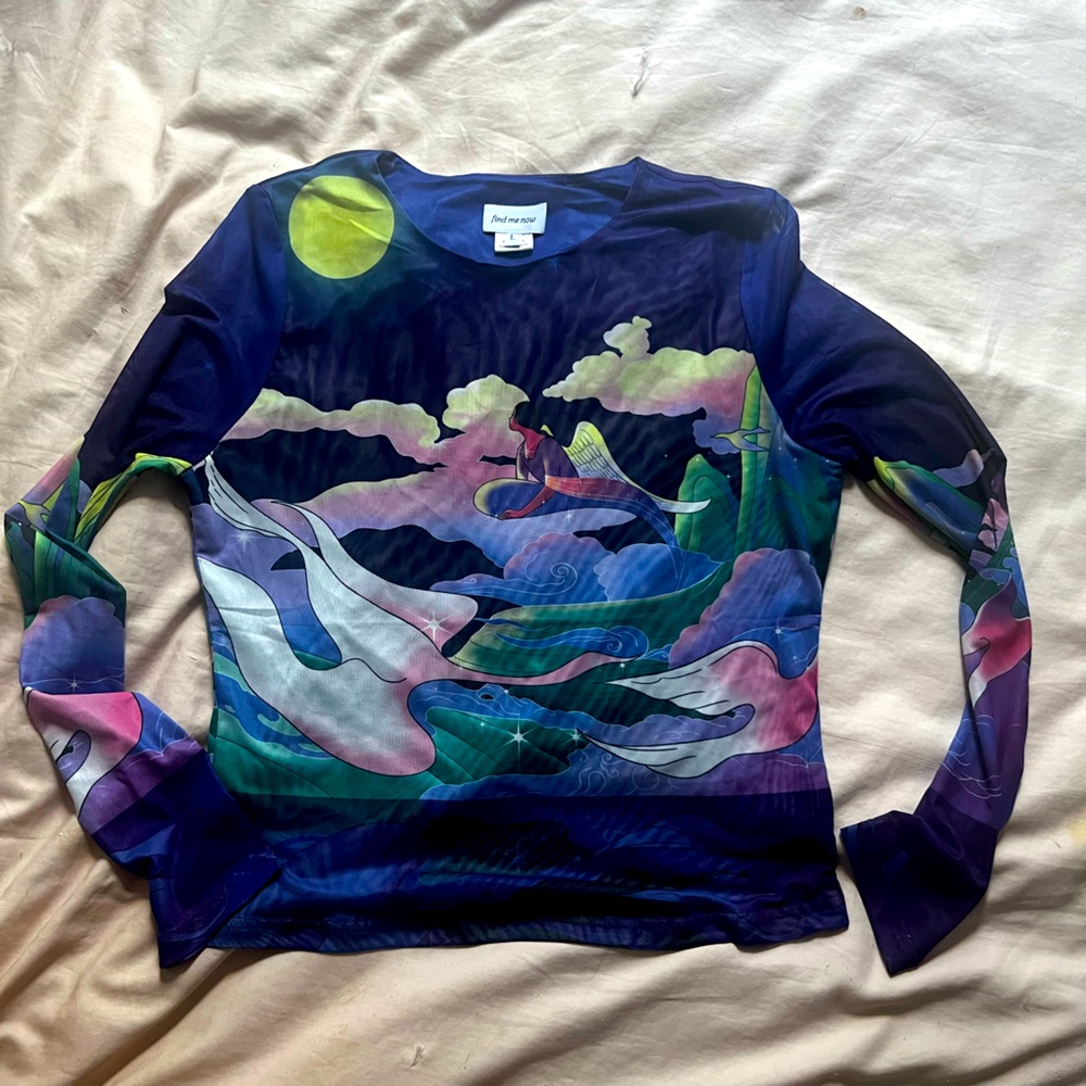 Find me now the label GICA & FMN MIGRATION MESH TOP